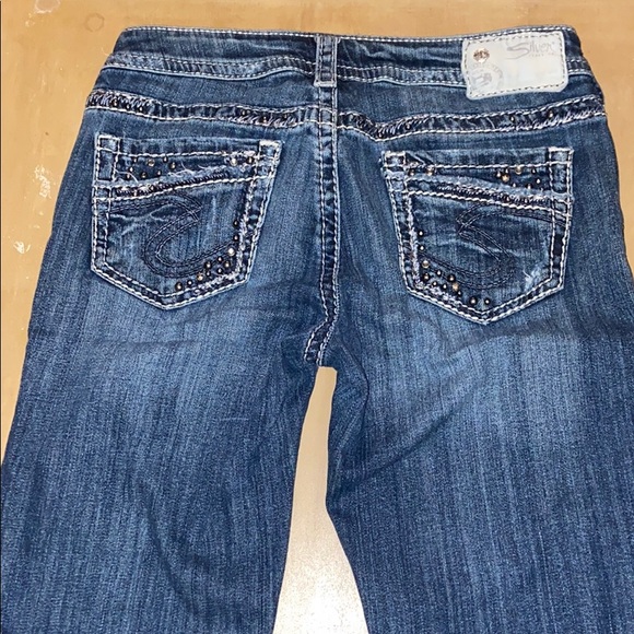 Silver Aiko Bootcut Jeans size W26/L33 - Picture 1 of 7